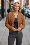 Lucrezia Santavero | Women's Textured Zip Cardigan