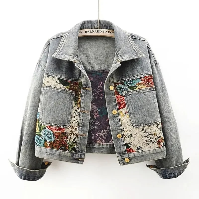 Céleste | Button-Front Denim Jacket for Women