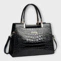 Cécile Valois | Shiny crocodile leather bag