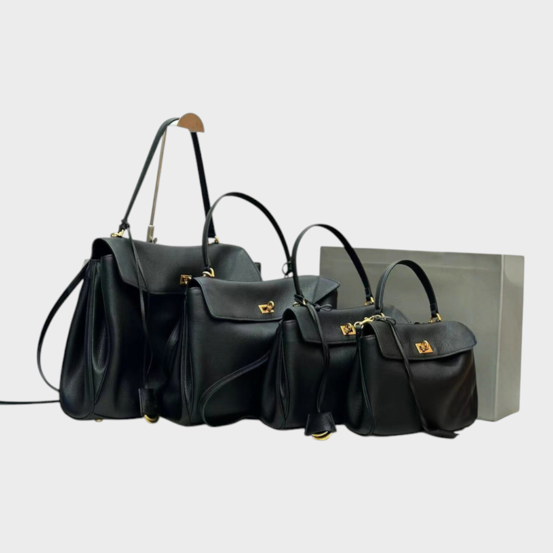 Esmée Hautecœur | Cowhide Shoulder Bag with Magnetic Flap Closure
