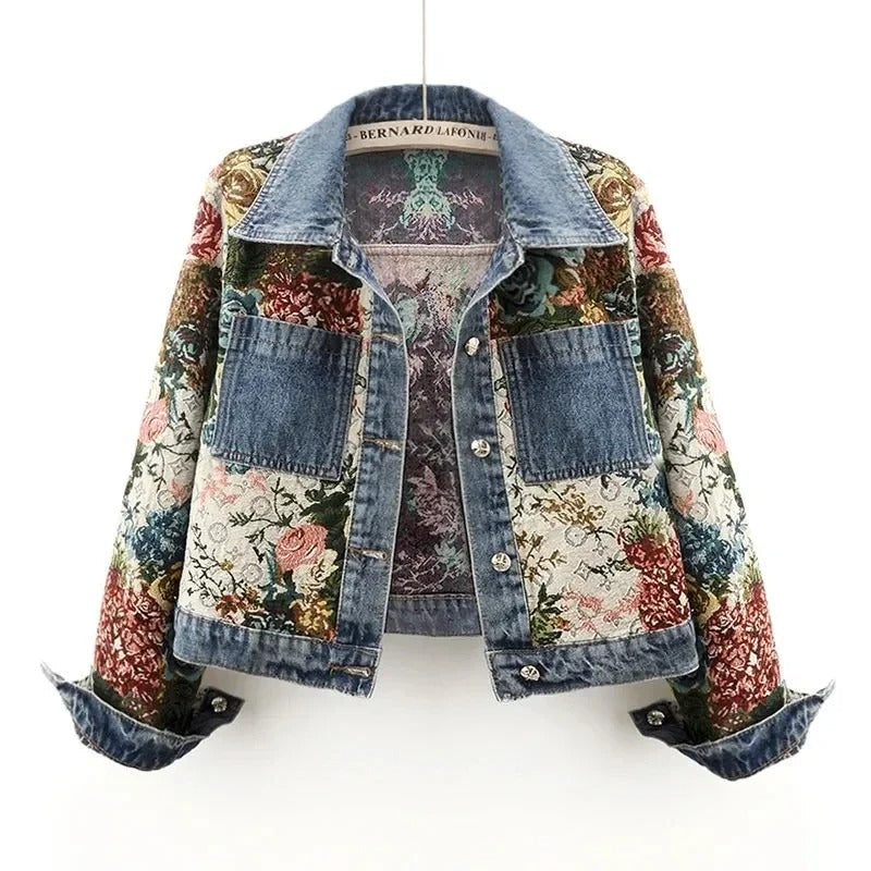 Céleste | Button-Front Denim Jacket for Women