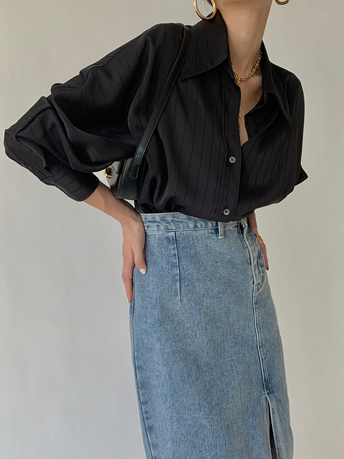 Amélie | Oversized Button-Up Shirt for Women