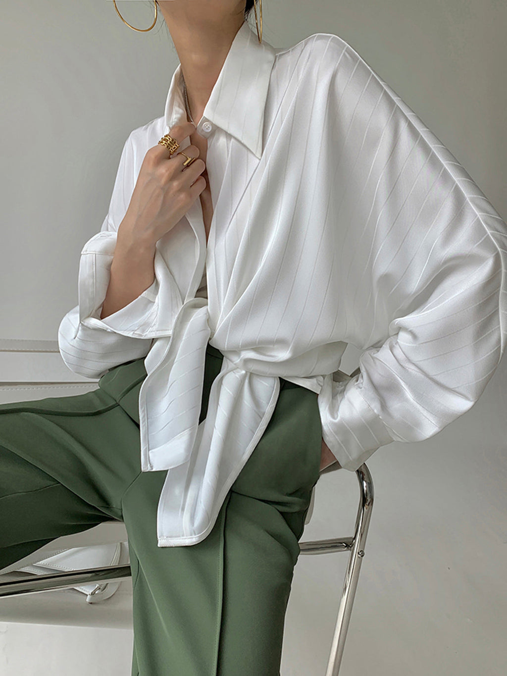 Amélie | Oversized Button-Up Shirt for Women