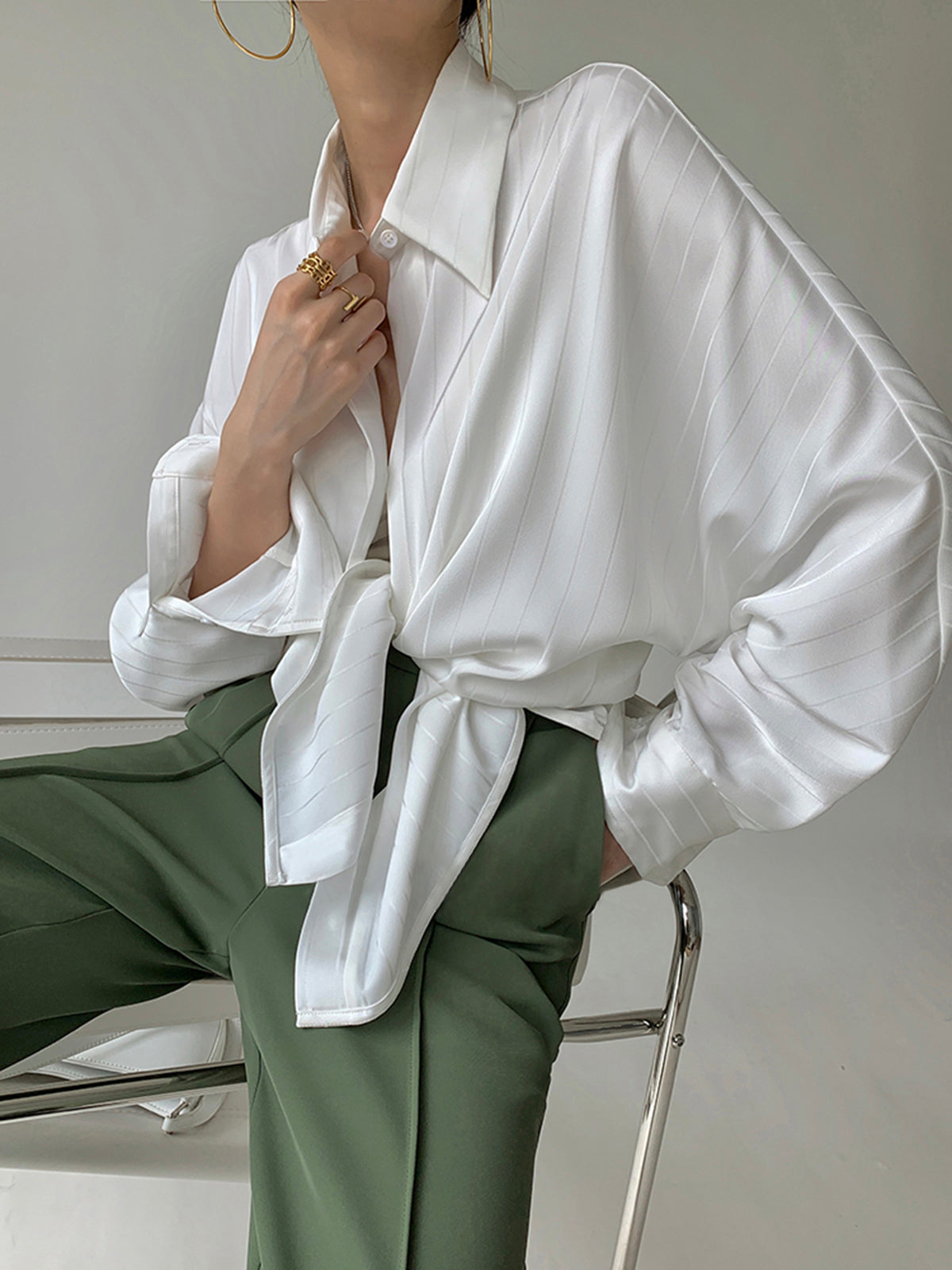 Amélie | Oversized Button-Up Shirt for Women