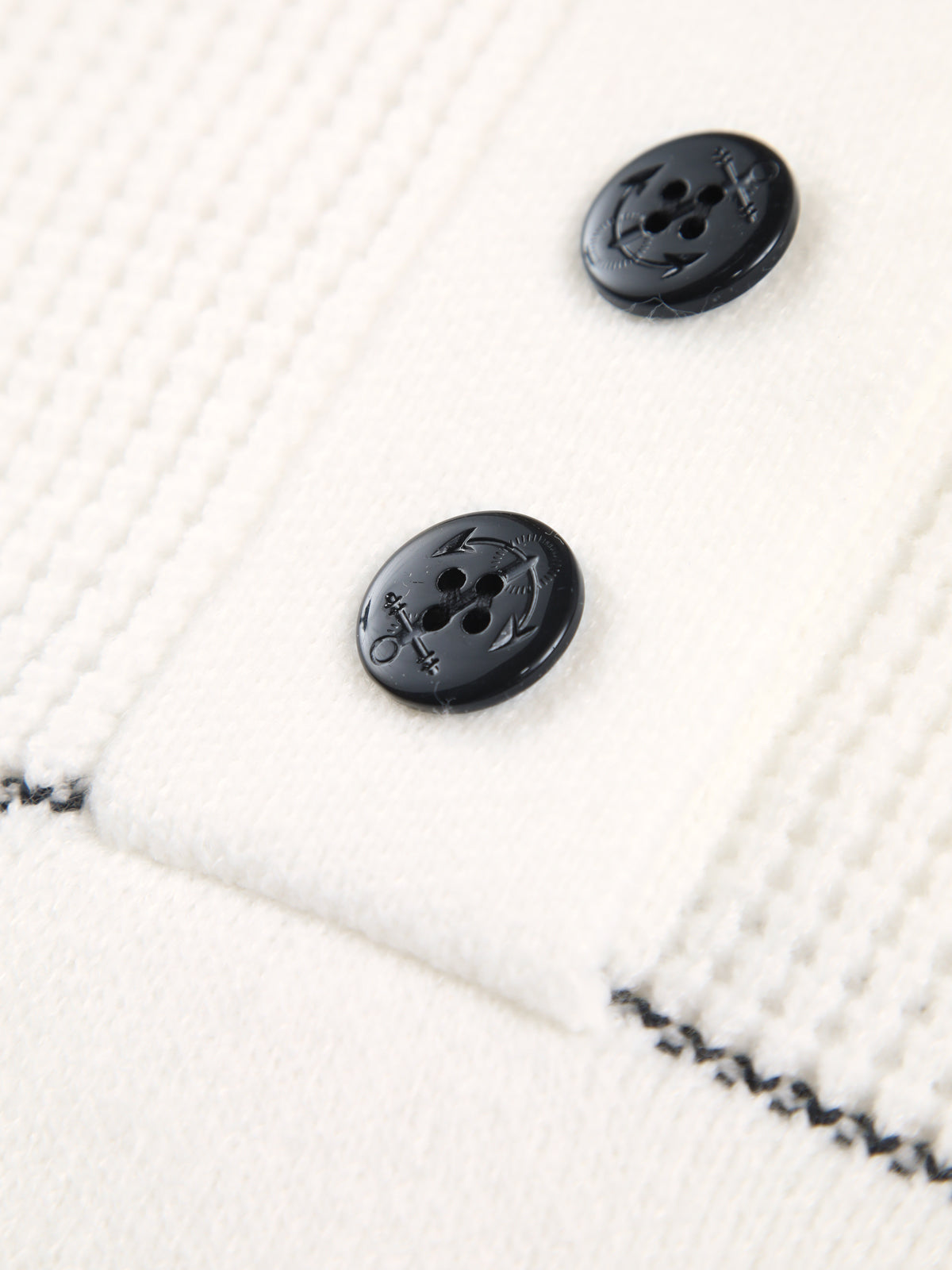 Héloïse | Button-Front White Cardigan for Women