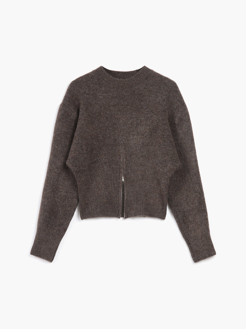 Chantal | Knit Sweater Women Half Zip High Neck Long Sleeve