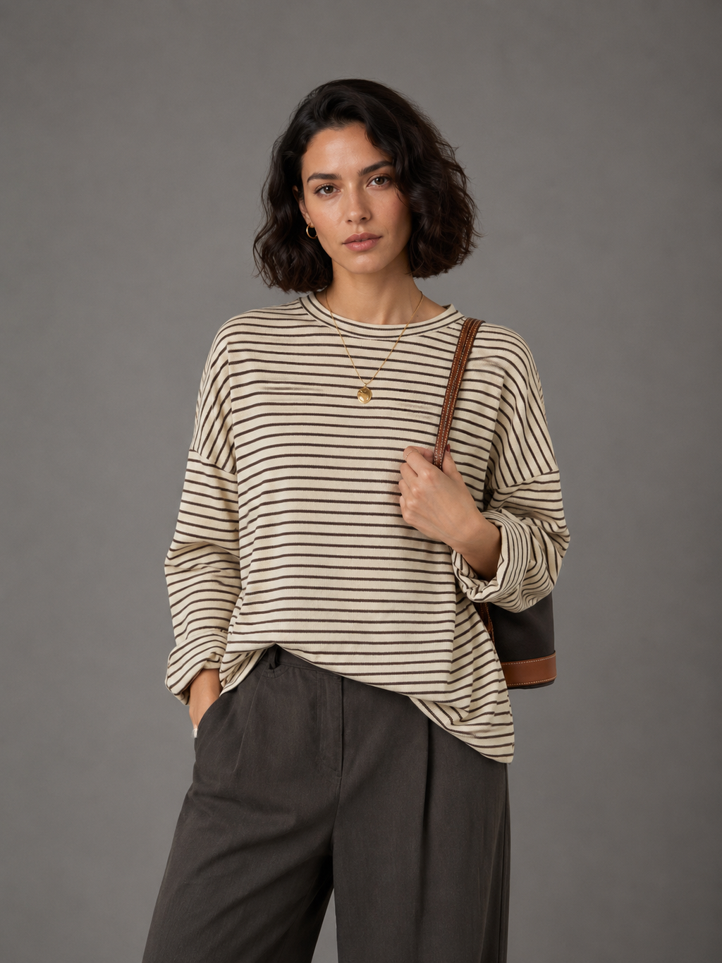 Sophie | Striped Button-Up Shirt for Women