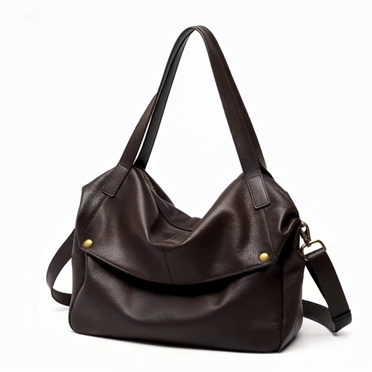 Victoire Beaurose | Retro genuine leather soft minimalist bag for everyday use