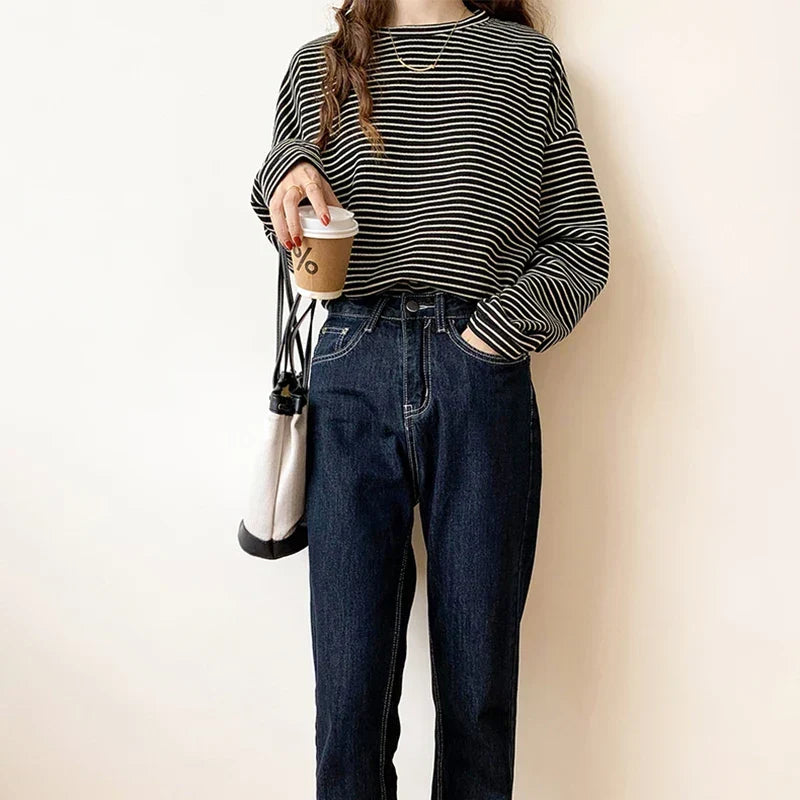 Sophie | Striped Button-Up Shirt for Women