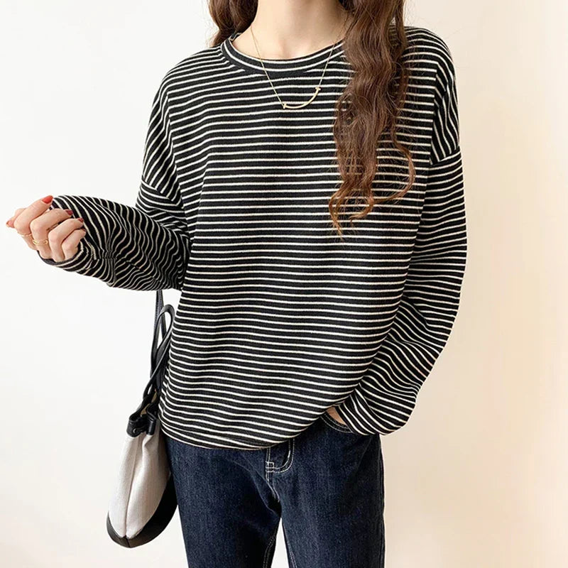 Sophie | Striped Button-Up Shirt for Women