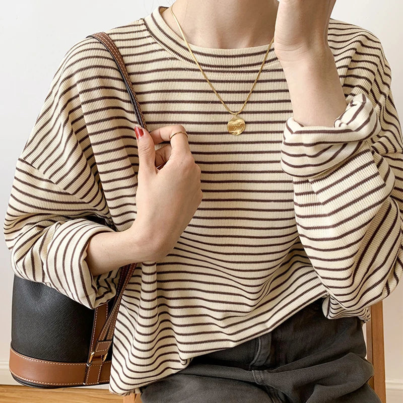 Sophie | Striped Button-Up Shirt for Women