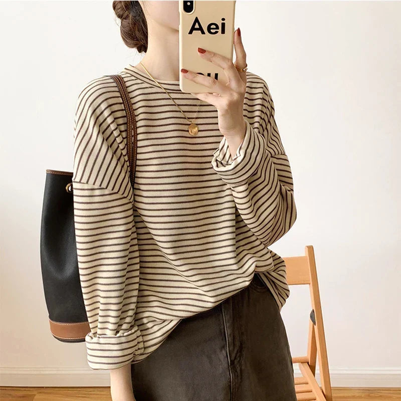 Sophie | Striped Button-Up Shirt for Women