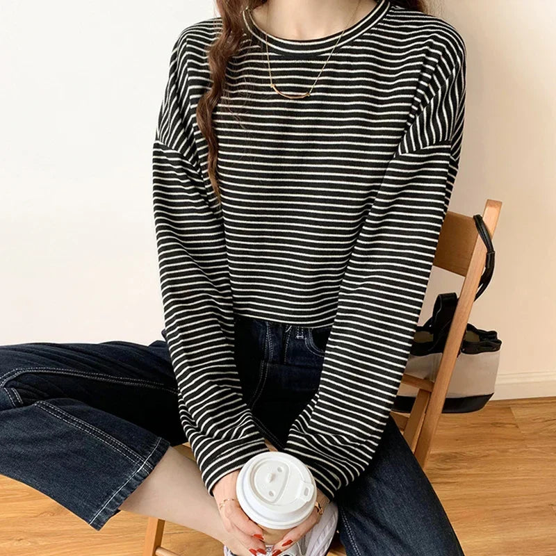 Sophie | Striped Button-Up Shirt for Women