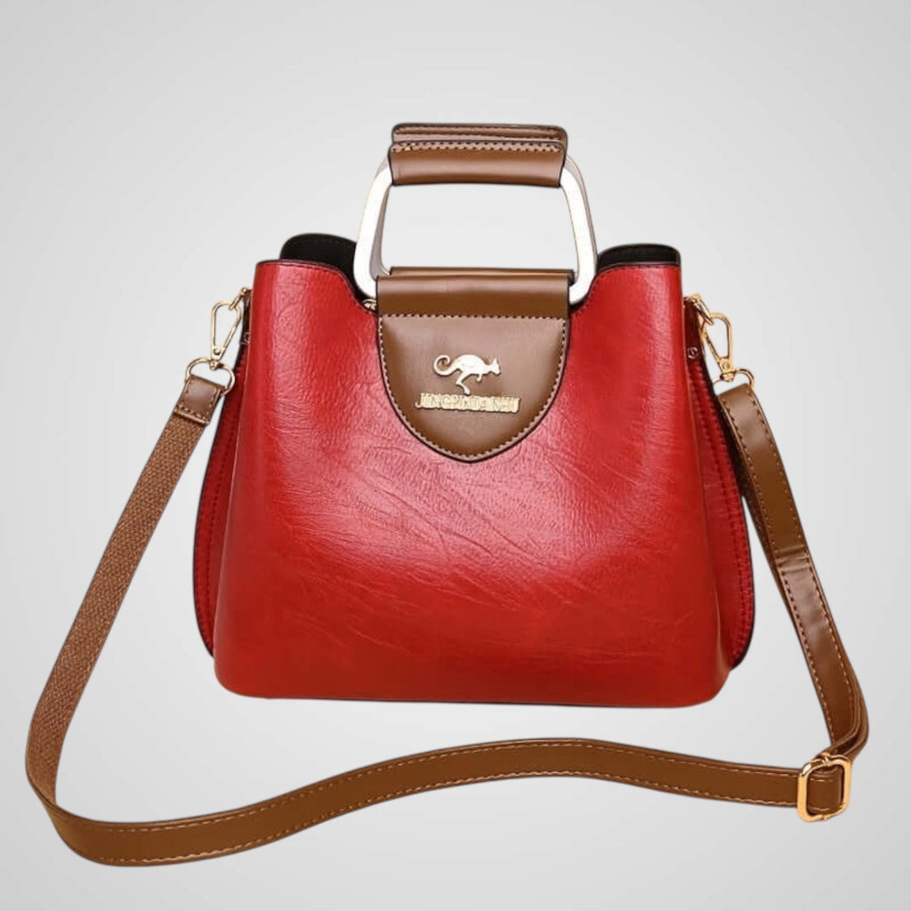 Thaïs Beaunoir | Elegant Two-Tone Leather Bag