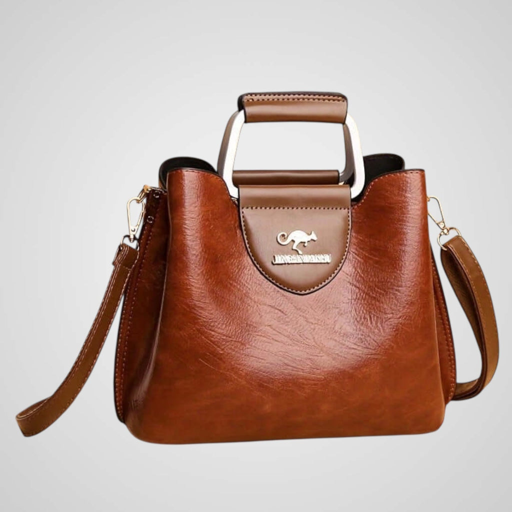 Thaïs Beaunoir | Elegant Two-Tone Leather Bag