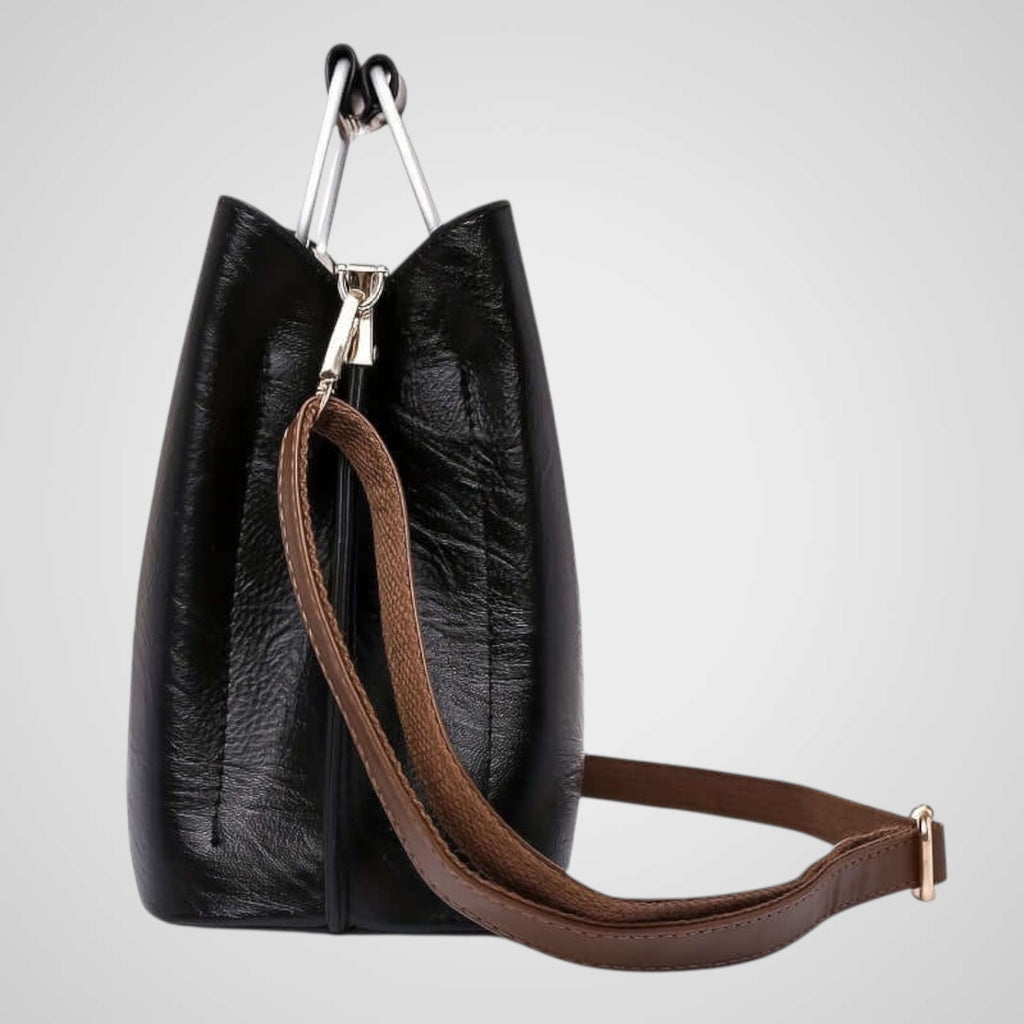 Thaïs Beaunoir | Elegant Two-Tone Leather Bag