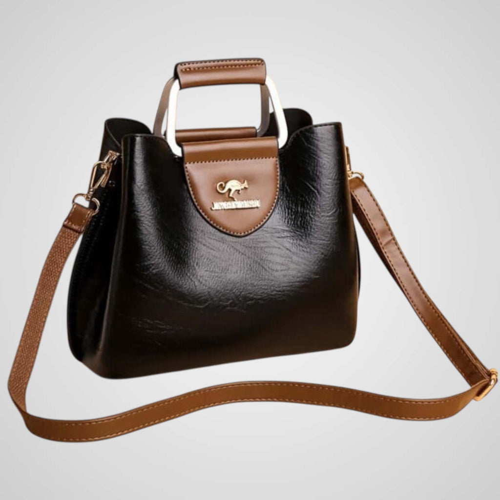 Thaïs Beaunoir | Elegant Two-Tone Leather Bag