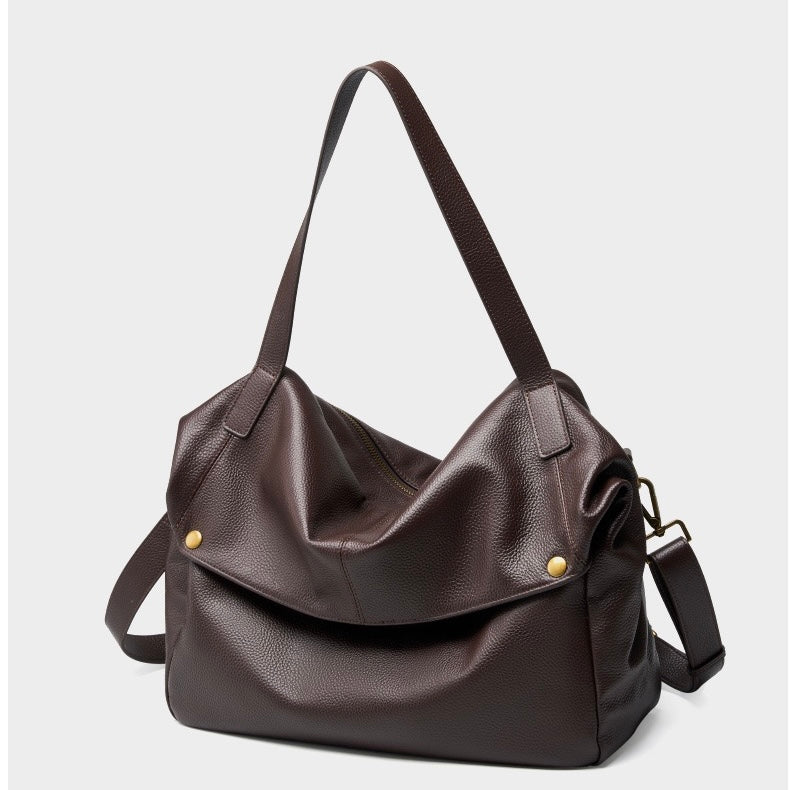 Victoire Beaurose | Retro genuine leather soft minimalist bag for everyday use