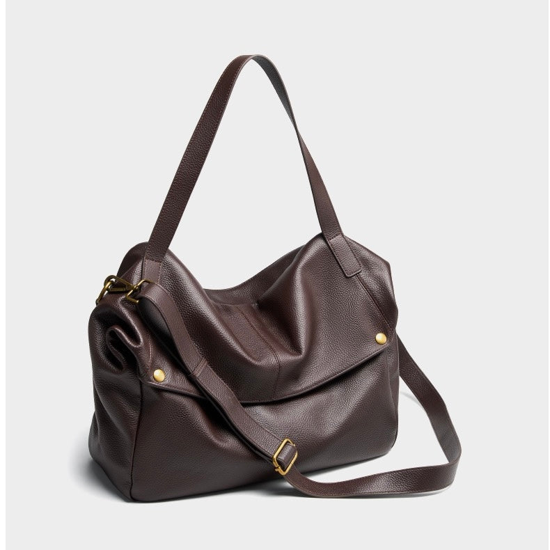 Victoire Beaurose | Retro genuine leather soft minimalist bag for everyday use