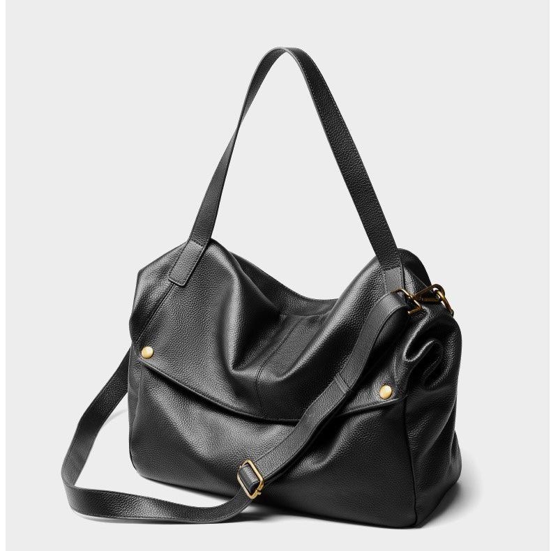 Victoire Beaurose | Retro genuine leather soft minimalist bag for everyday use