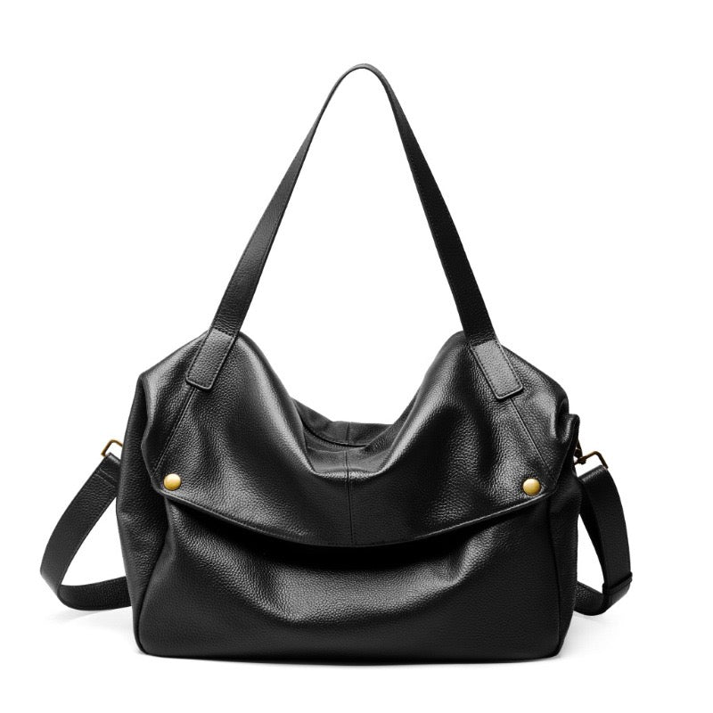 Victoire Beaurose | Retro genuine leather soft minimalist bag for everyday use