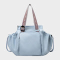 Delphine Brunet | Women's Black Pack Tote Bag – Large Drawstring Shoulder Bag