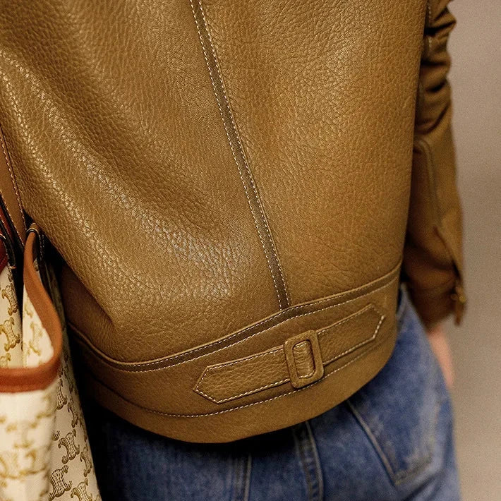 Sylvie | Faux Leather Jacket for Women