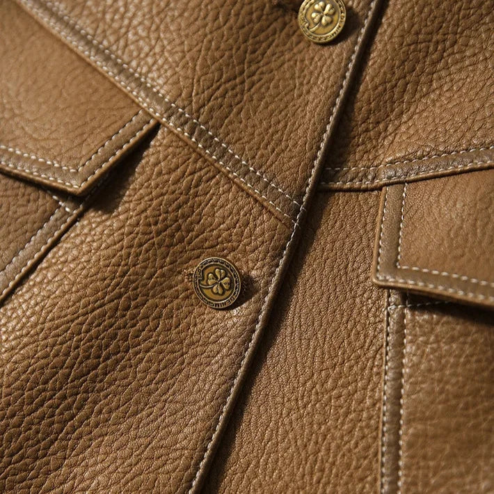 Sylvie | Faux Leather Jacket for Women