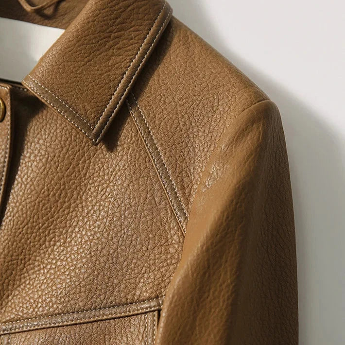 Sylvie | Faux Leather Jacket for Women