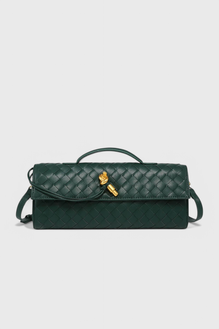 Mariette Bellavaux  | Clutch Bag with Gold Knot Detail