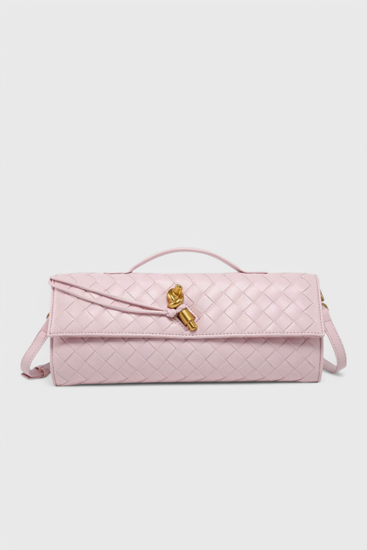 Mariette Bellavaux  | Clutch Bag with Gold Knot Detail