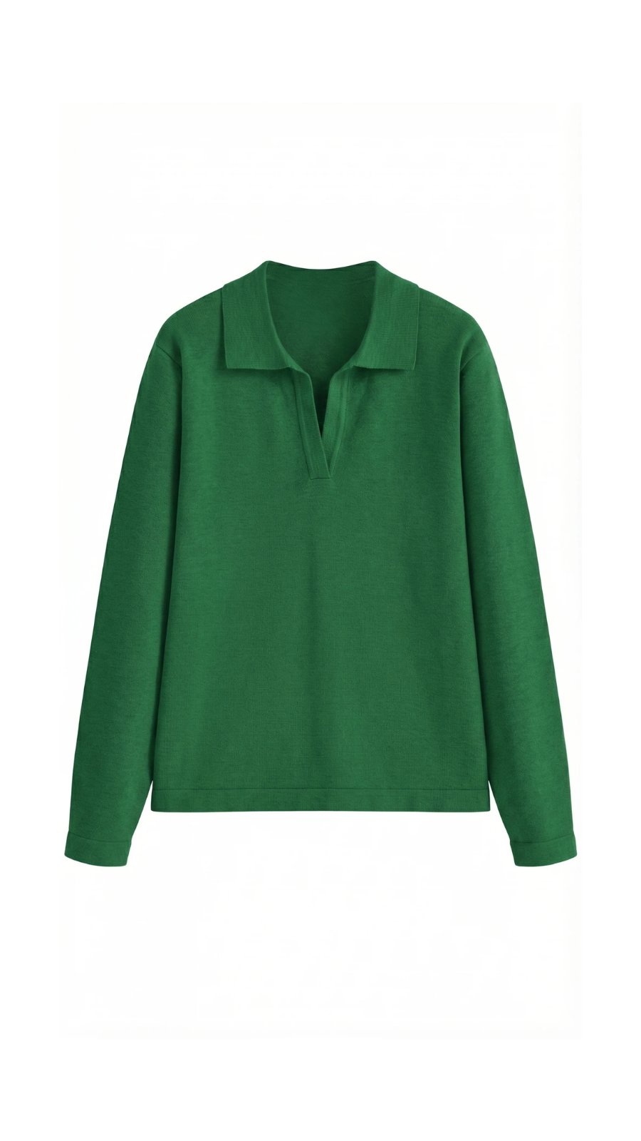 Claire | Knit Sweater Women Collared Relaxed Fit Long Sleeve