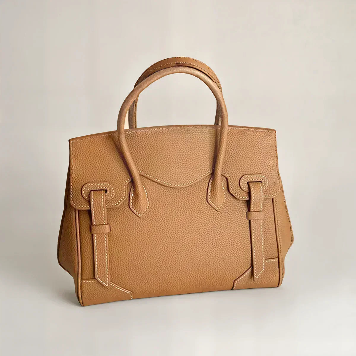 Stella | Women's Black Tote Handbag – Structured Top Handle Bag with Shoulder Strap