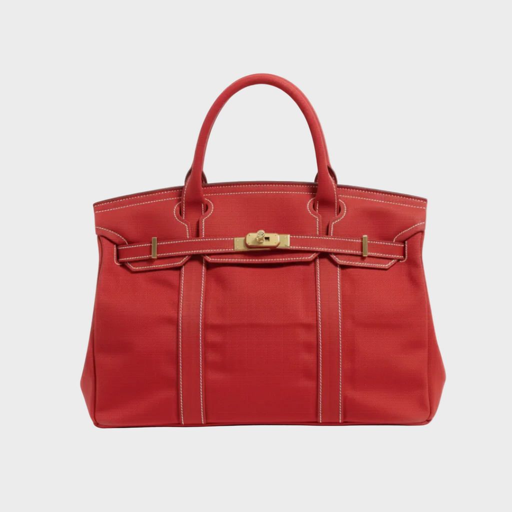 Théa Montélise | Heavyweight Canvas Shopper Bag with Raw-Cut Edges
