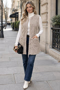 Virginia Monteluce | Textured Longline Vest