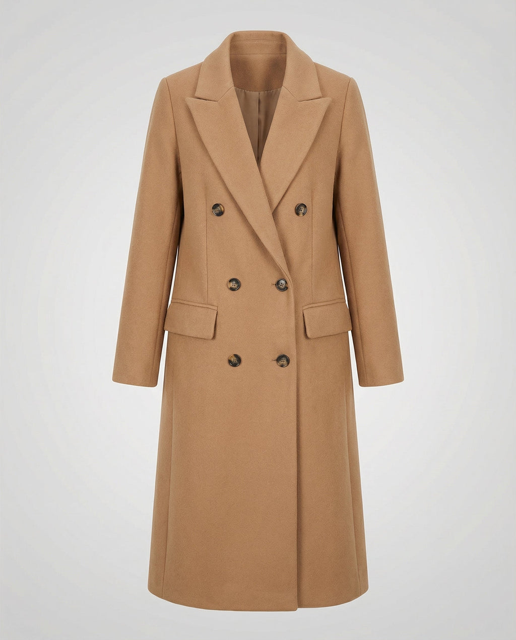 Kinsley | Belted Longline Understated Trench Coat