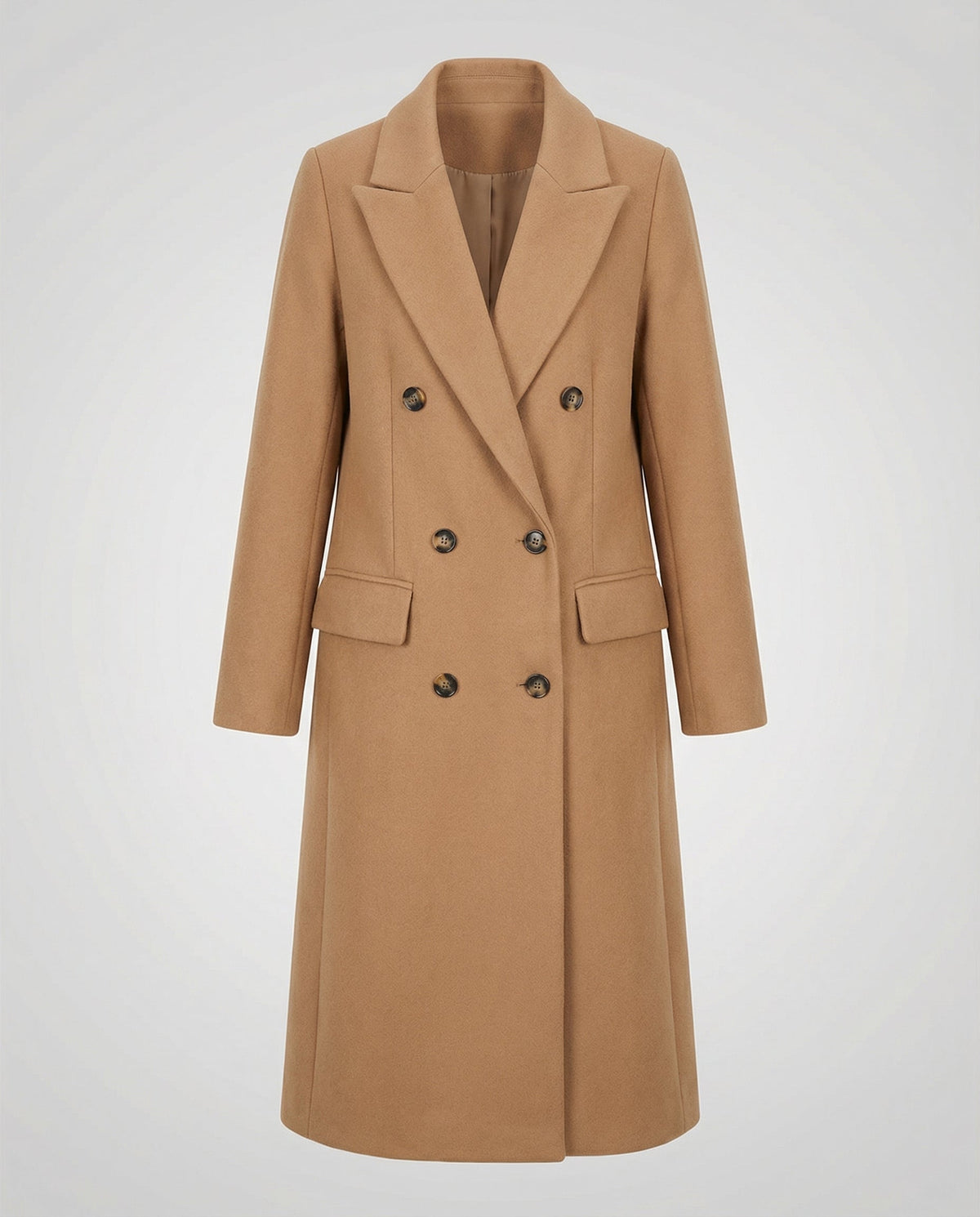Kinsley | Belted Longline Understated Trench Coat