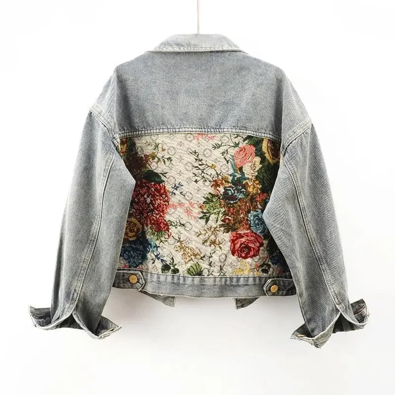 Céleste | Button-Front Denim Jacket for Women