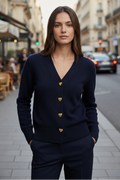 Giorgia Castelani | V-Neck Button Knitwear Casual Cardigan