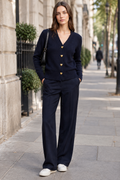 Giulia De Lorenzi | Relaxed Fit Everyday V-Neck Cardigan