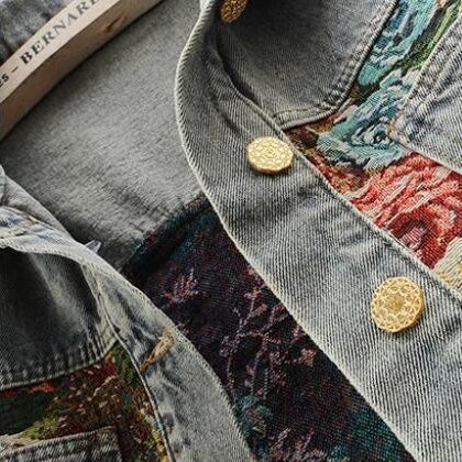 Céleste | Button-Front Denim Jacket for Women