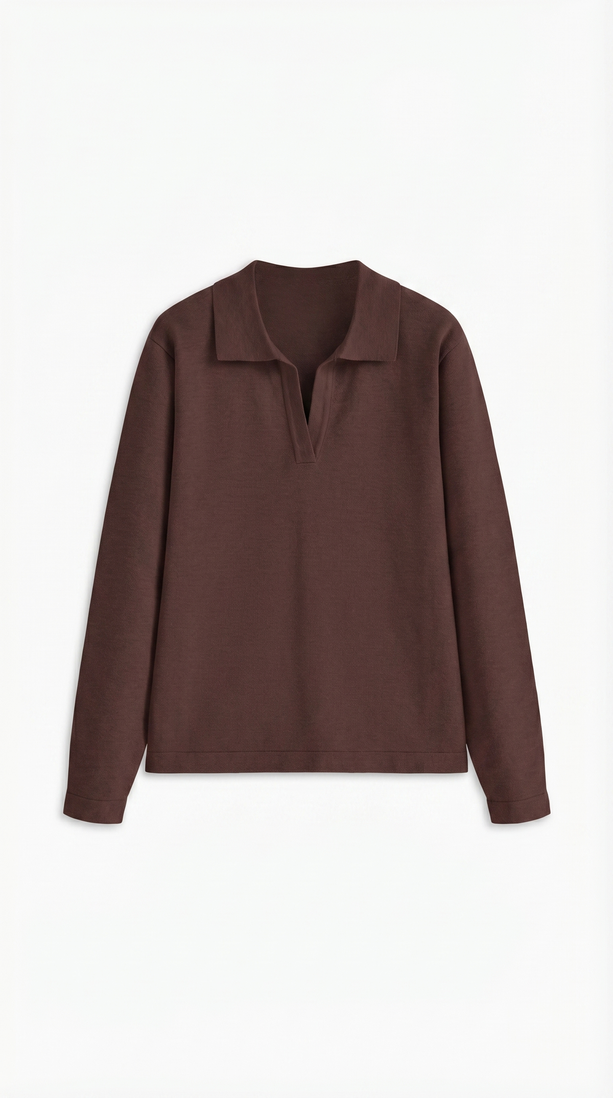 Claire | Knit Sweater Women Collared Relaxed Fit Long Sleeve