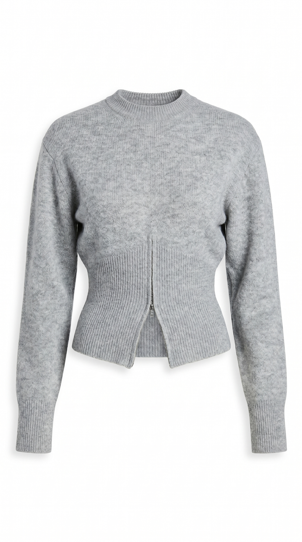 Chantal | Knit Sweater Women Half Zip High Neck Long Sleeve