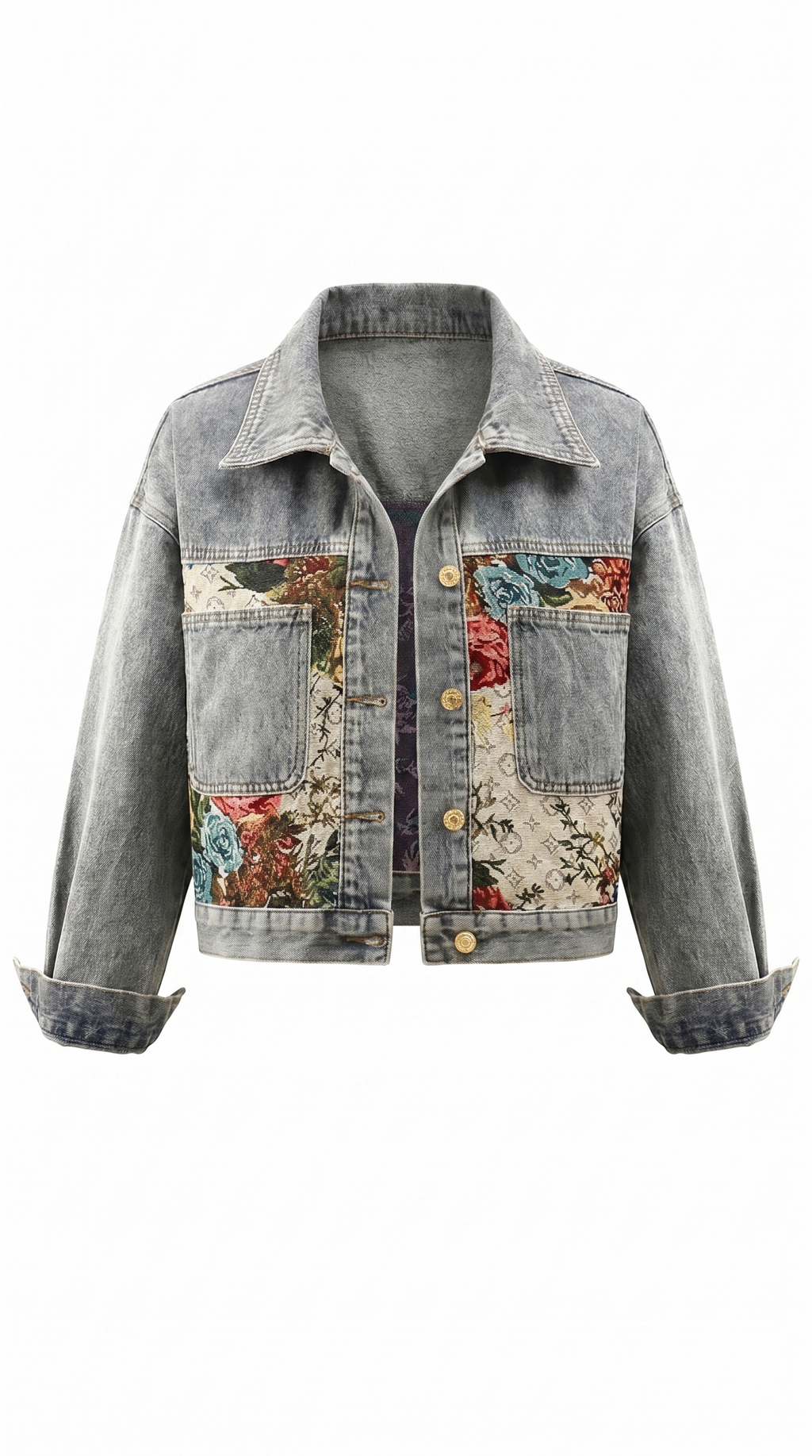 Céleste | Button-Front Denim Jacket for Women