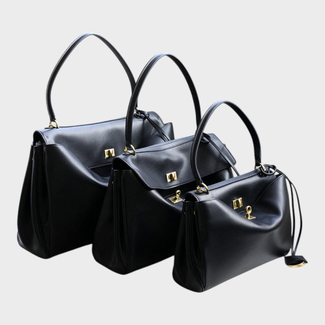 Esmée Hautecœur | Cowhide Shoulder Bag with Magnetic Flap Closure