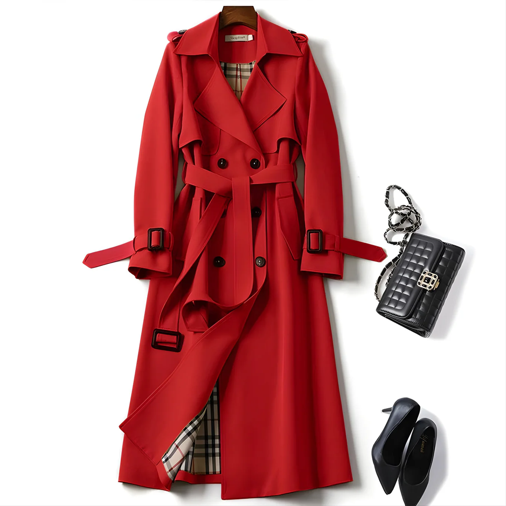 Juliana | Belted Tailored Refined Trench Coat