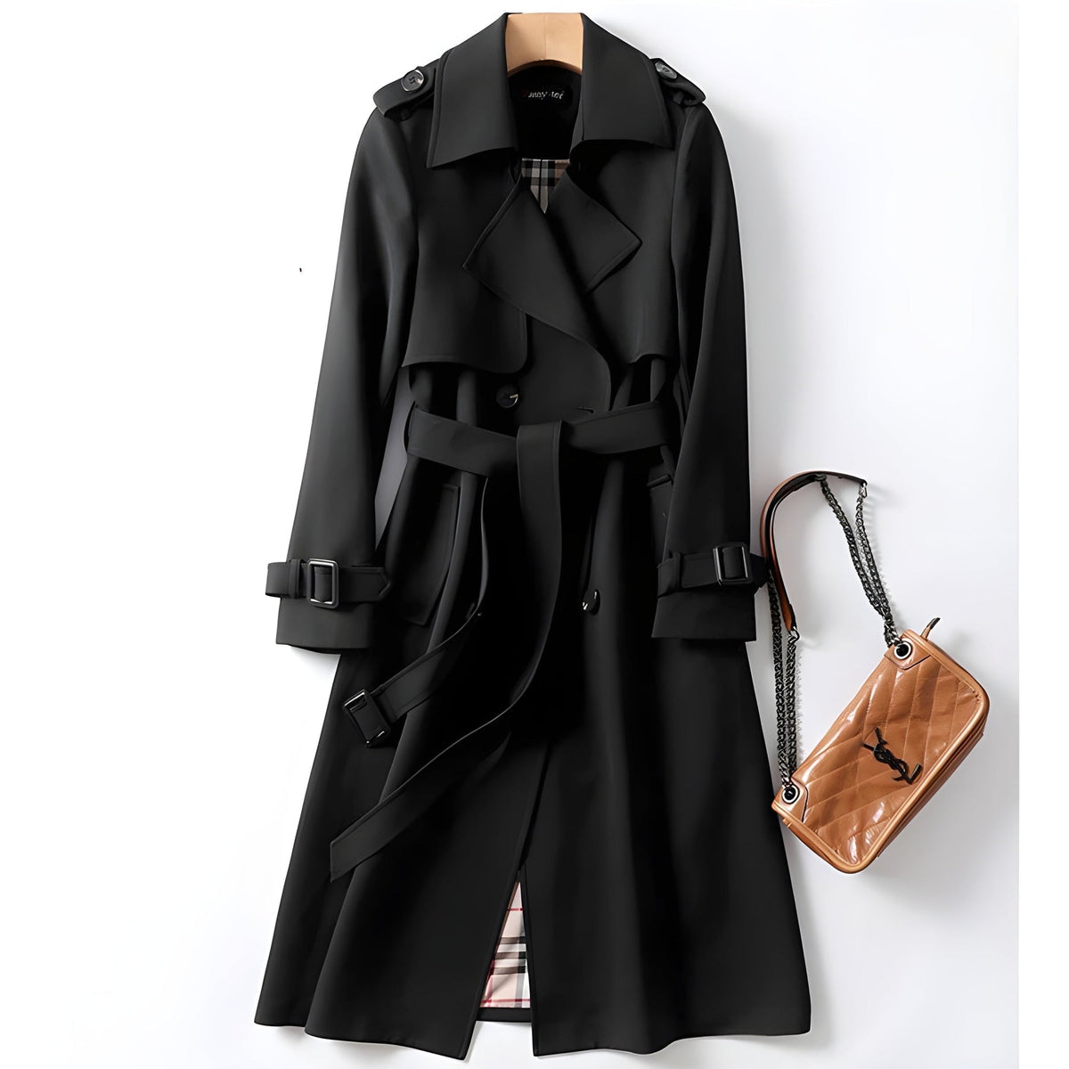 Juliana | Belted Tailored Refined Trench Coat