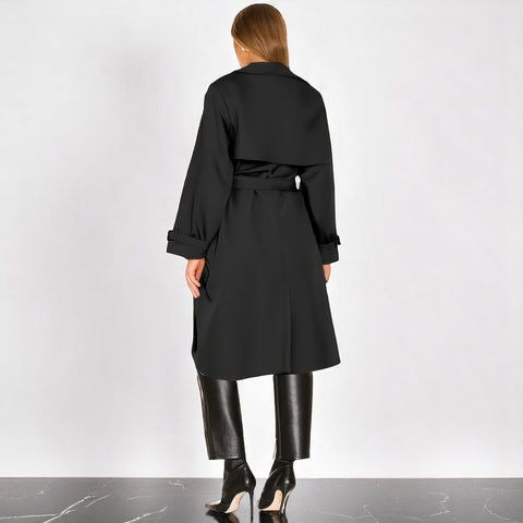 Juliana | Belted Tailored Refined Trench Coat