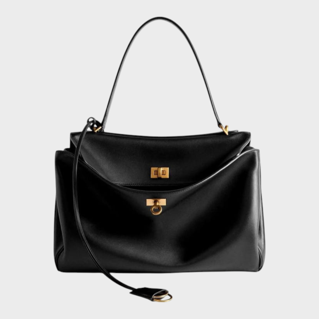 Esmée Hautecœur | Cowhide Shoulder Bag with Magnetic Flap Closure